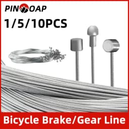 PINMOAP Bicycle Brake/Gear Line Polished Surface Core Wire Stainless Steel Material Sturdy And Durable Bicycle Accessories