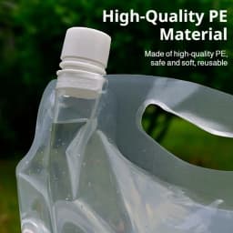 2L Water Bag Small Mouth Water Container for Cycling Climbing Outdoor Sports No Leakage Pouch for Survival Emergency Travel