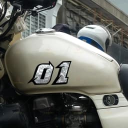 2PCS 5CM Holographic Number 0-9 Sticker Set, Waterproof Vinyl Decal for Car Motorcycle Body