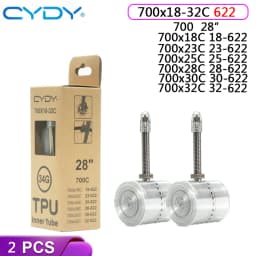CYDY Ultralight Bike TPU Inner Tube 700C 700X18-32C Road Bicycle TPU Material Tire 45/65/85mm French Valve Pneu Camera Tyre