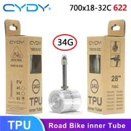 CYDY Ultralight Bike TPU Inner Tube 700C 700X18-32C Road Bicycle TPU Material Tire 45/65/85mm French Valve Pneu Camera Tyre