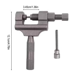 Motorcycle Bike Chain Breaker Tool with Interchangeable Handle for 428 520 525 Chains Professional Repair Kit