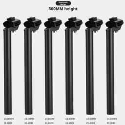 Abrazine Aluminum Alloy Bike Seatpost Bicycle Seat Post 25.4 27.2 28.6 30.4 31.6mm MTB Road Bike Saddle Tube Cycling Accessories