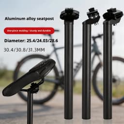 Abrazine Aluminum Alloy Bike Seatpost Bicycle Seat Post 25.4 27.2 28.6 30.4 31.6mm MTB Road Bike Saddle Tube Cycling Accessories