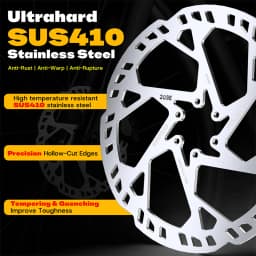 BUCKLOS 2.3MM E-Bike Brake Disc 220MM Electric Bicycle Rotor 140/160/180/203MM Dirt Bike Disc Brake Rotor For Surron Segway Tala
