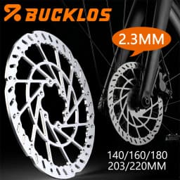 BUCKLOS 2.3MM E-Bike Brake Disc 220MM Electric Bicycle Rotor 140/160/180/203MM Dirt Bike Disc Brake Rotor For Surron Segway Tala