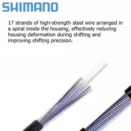 Shimano SP41 Shift Outer Casing Silver Logo OT-SP41 Original Shifting Cable 1.8m (Remove from Box for Sale, Sold without Box)