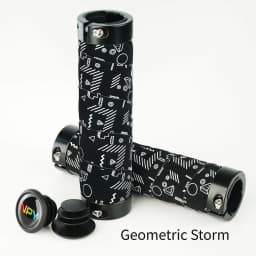 NPY Bicycle Grips Bike Handlebar Grips Non-slip Aluminum Double Lock Bicycle Handles MTB Cuffs Mountain Bike Grips