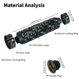 NPY Bicycle Grips Bike Handlebar Grips Non-slip Aluminum Double Lock Bicycle Handles MTB Cuffs Mountain Bike Grips
