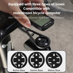 WEST BIKING Bicycle Computer Holder For Garmin/Bryton/Wahoo Speedometer Bike Lights&Camera Mount MTB Road Bicycle Accessories