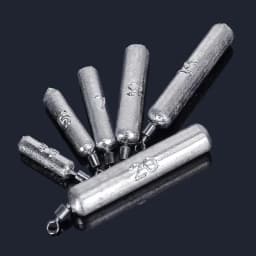 15PCS/Lot Drop Shot Sinkers 3.5g/5g/7g/10g/14g/20g Cylindrical Tube Plumb Pendant Metal Jig Sea Tackle Kit Fishing Accessories