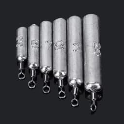 15PCS/Lot Drop Shot Sinkers 3.5g/5g/7g/10g/14g/20g Cylindrical Tube Plumb Pendant Metal Jig Sea Tackle Kit Fishing Accessories