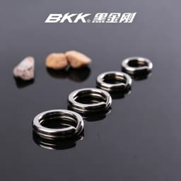 BKK Fishing Split Rings High Strength Stainless Steel Double Loop Saltwater Freshwater
