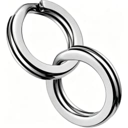 BKK Fishing Split Rings High Strength Stainless Steel Double Loop Saltwater Freshwater