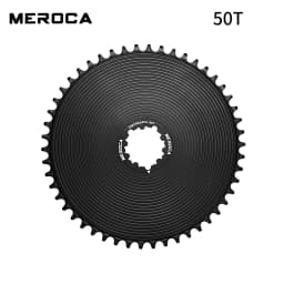 MEROCA Road Bicycle Single Chainring 42t/44t/46t/48t/50t 3-Nail Direct-Mounted 8/9/10/11/12-Speed Closed Road Bicycle Chain Ring