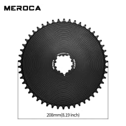MEROCA Road Bicycle Single Chainring 42t/44t/46t/48t/50t 3-Nail Direct-Mounted 8/9/10/11/12-Speed Closed Road Bicycle Chain Ring