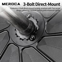 MEROCA Road Bicycle Single Chainring 42t/44t/46t/48t/50t 3-Nail Direct-Mounted 8/9/10/11/12-Speed Closed Road Bicycle Chain Ring