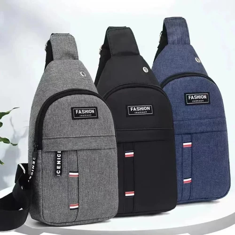 Men's Waterproof Large Capacity Fanny Pack Adjustable Strap Casual Crossbody Waist Bag For Outdoor Travel Running Hiking Cycling