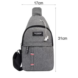 Men's Waterproof Large Capacity Fanny Pack Adjustable Strap Casual Crossbody Waist Bag For Outdoor Travel Running Hiking Cycling