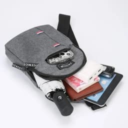 Men's Waterproof Large Capacity Fanny Pack Adjustable Strap Casual Crossbody Waist Bag For Outdoor Travel Running Hiking Cycling