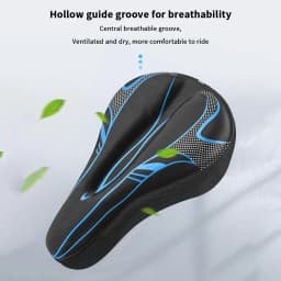 Bicycle seat cushion, saddle cover, men's and women's bicycle seat cushion, adjustable soft cushion bicycle seat cushion