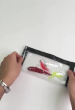 1/2pcs Transparent Fishing Lure Storage Bags, Anti-Scratch PVC Lure Protector Covers for Bait Tackle Organization