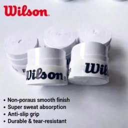 30pc Wilson Tennis Overgrip Padel Racket Single Grip Tape Anti Slip Outdoor Training Replacement Sweatband Badminton Accessories
