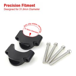 Aluminum Alloy TT Aerobar Riser Spacer for 31.8mm Handlebar – Triathlon Road Bike Extension Kit (Modular 10mm/20mm Stackable