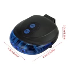 1/3pcs Waterproof Bicycle Cycling Lights Taillights LED Laser Safety Warning Bicycle Lights Bicycle Tail Bicycle Accessories