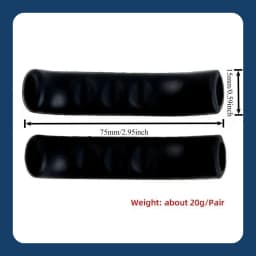 1/2PC Thickened silicone material bicycle brake handle protective cover, mountain bike anti-skid cover and bicycle accessories