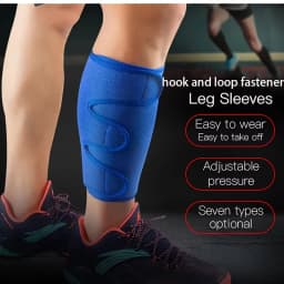 1PC Sport Shin Guard Crossfit Adjustable Calf Compression Cycling Sleeve Football Basketball Weightlifting Calf Support Brace