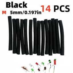 14pcs Buoyancy Fishing Foam Stick Carp Fishing Pop Up Zig Rig Foam Sticks Fly Tying Material for Parachute Dry Fly