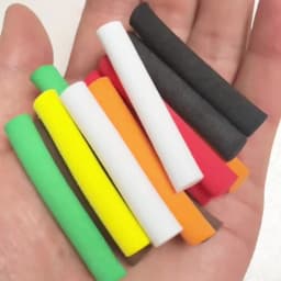 14pcs Buoyancy Fishing Foam Stick Carp Fishing Pop Up Zig Rig Foam Sticks Fly Tying Material for Parachute Dry Fly