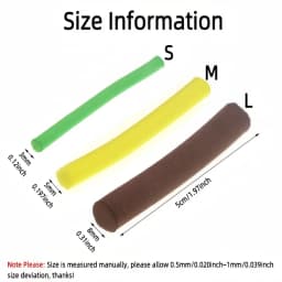 14pcs Buoyancy Fishing Foam Stick Carp Fishing Pop Up Zig Rig Foam Sticks Fly Tying Material for Parachute Dry Fly