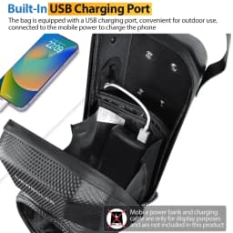 Quick Release 5L EVA Electric Scooter Bag Accessories Electric Vehicle Bag With USB Port Waterproof Scooter Front Bag Bike Bag