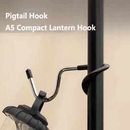 Stainless Steel Light Stand Holder Hooks Portable Tent Pole Lamp Hanger Hunting Fishing Lantern Hanger Outdoor Camping Tools