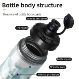 ESLNF Insulated And Outdoor Ice-Protected Heat Bottles 610Ml PP5 Bicycle - Sports Cup Cycling Bike Water Bottle -  IceProtected