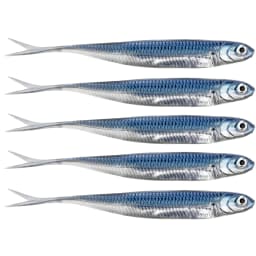 THKFISH 5pcs/6pcs Fishing Bait Lures 100mm 75mm Soft Silicone Artificial Bait Saltwater 3.9g Rubber Soft Lure For Bass Fishing