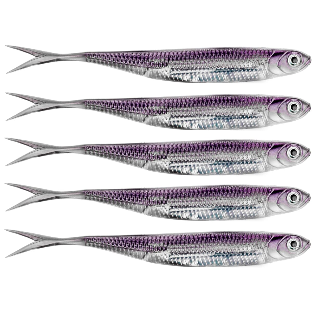 THKFISH 5pcs/6pcs Fishing Bait Lures 100mm 75mm Soft Silicone Artificial Bait Saltwater 3.9g Rubber Soft Lure For Bass Fishing
