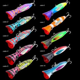 FJORD Poppers Sea Fishing Lure 165mm 82g Floating Hard Baits Z Shaped Pace Through Wire Construction Fishing Things Accessories