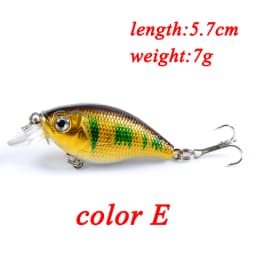 1PCS Wobblers Quality Crankbait Simulation Fishing Lure 5.7cm 7g Jerkbait Floating Hard Bait Bass Carp Pesca Fishing Tackle