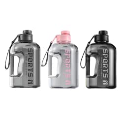 2.7/1.7L Insulated Water Bottles with Straw Gym Traveling Hiking Camping Hot Water Bottle for Men Women Leakproof Fitness Bottle