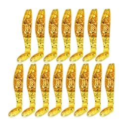 15pcs Fishing Bait 5.5CM 2G T-tail Soft Bait Luya Fake Bait Soft Worm Soft Bait Single Tail Worm Fishing Lures Lure Carp Fishing