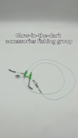 PD Fishing Tackle Nylon Tenpin Line Set Sea Fishing Wreck Pulling Stream Shore Fishing Long Casting Gourd Connector Accessories