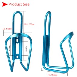 Bicycle Bottle Holder Aluminum Alloy Bicycle Kettle Cage Universal Road Mountain Bike Water Bottle Rack Cycling Water Cup Mount