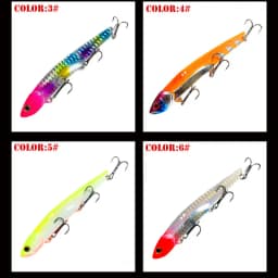 35g 10.5cm Metal VIB LureFishing Spoon Freshwater Fishing Hard Lure Slice Jig Bait Spoon Fishing Tackle Metal Jigging