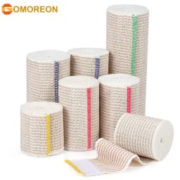 1Roll Premium Elastic Bandage Wrap,Cotton Latex Free Compression Bandage Wrap with Self-Closure,Support & First Aid for Sports