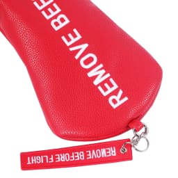 Red Remove Before Flight Golf Headcover Golf 460CC Driver Cover Wood Hybrid Mallet Cover