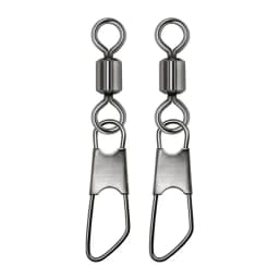 DNDYUJU 100pcs Stainless Steel A-type Pin Fishing Lure Connector Fishing Bearing Rolling Swivels Carp Fishing Accessories