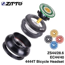 ZTTO 4444T MTB Bike Road Bicycle Headset 44mm ZS44 CNC 1 1/8"-1 1/2" 1.5 Tapered Tube fork Internal Threadless EC44 Headset